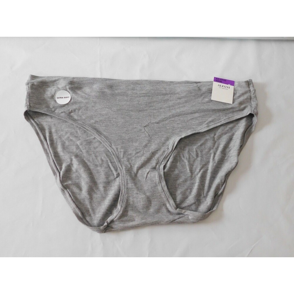 Alfani Women's Bikini Panties Gray Size XXLarge Panty New